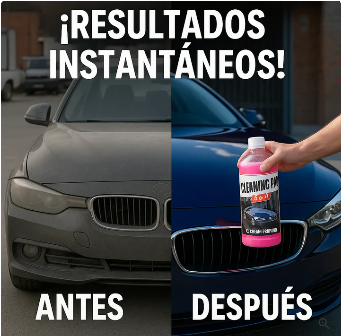 Cera Autobrillante 3-en-1 Brillo, protección y limpieza profesional